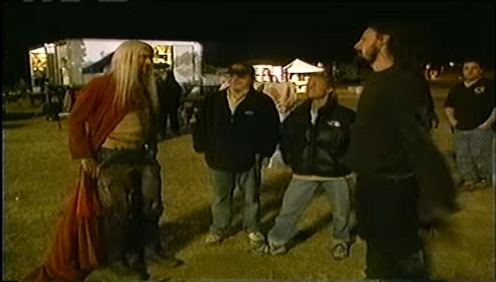 Bill Moseley and Rob Zombie in House Of 1000 Corpses